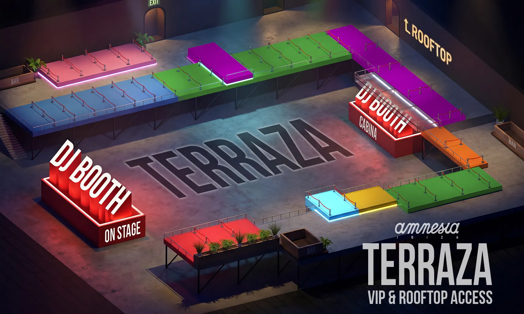 Terraza layout