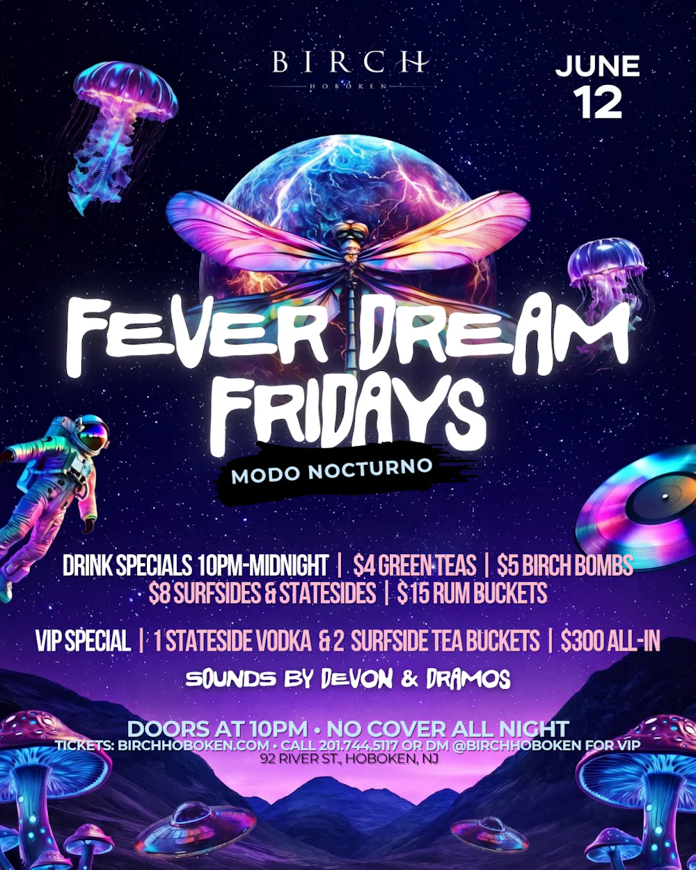 FEVER DREAM FRIDAYS: MODO NOCTURNO