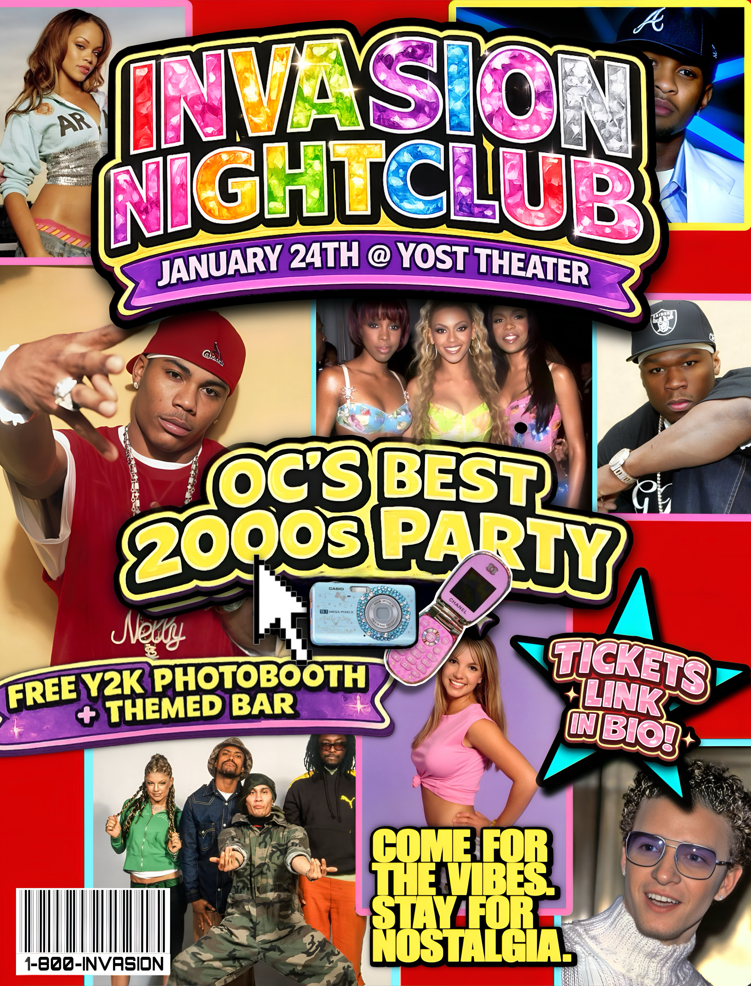 Invasion “2000'S NIGHT” At The Yost