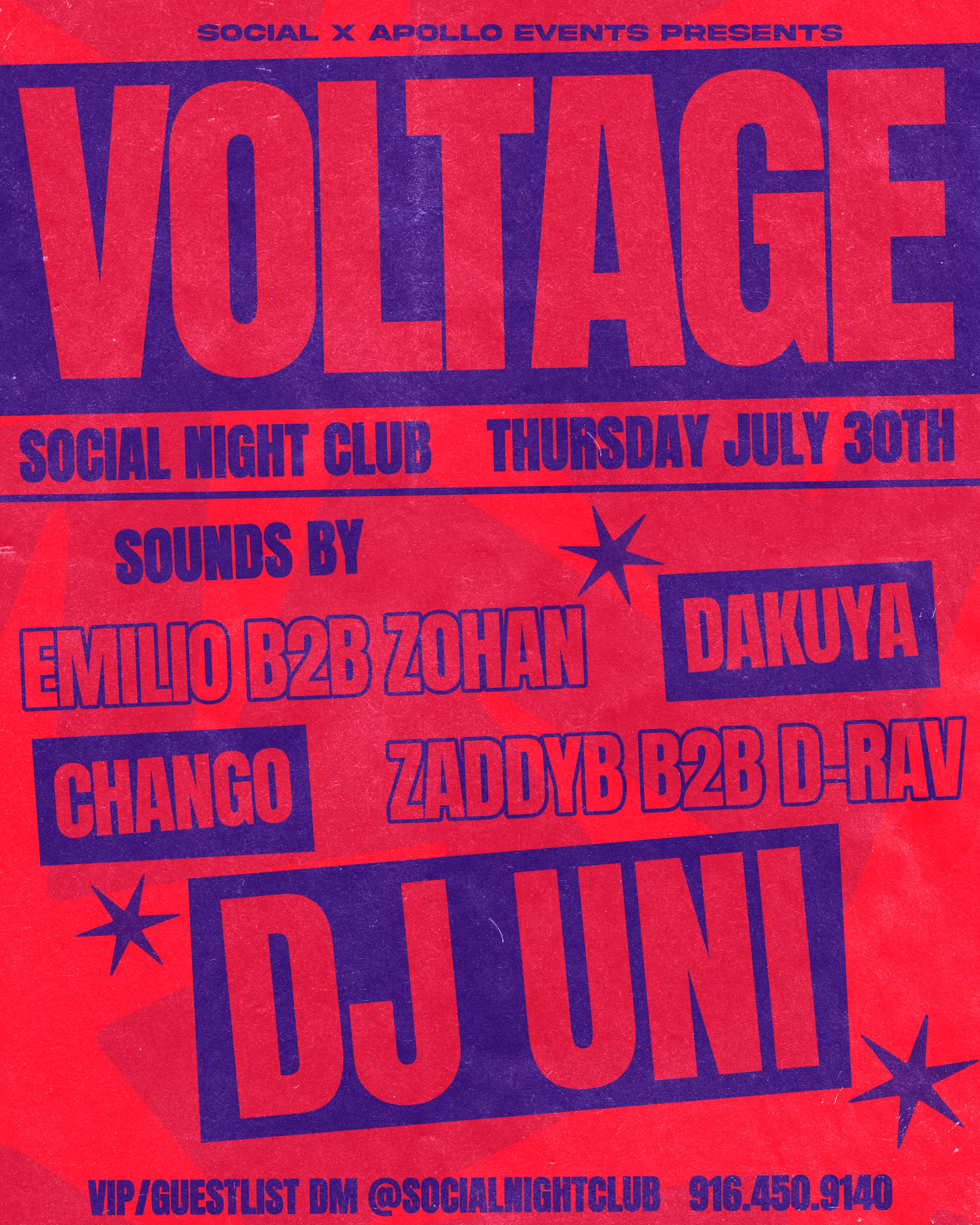 SOCIAL x APOLLO PRESENTS: VOLTAGE