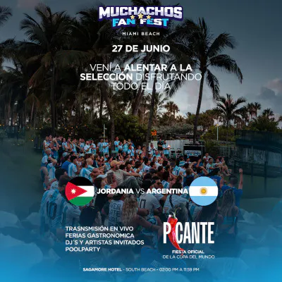 MUCHACHOS FAN FEST - ARGENTINA VS JORDANIA - MUNDIAL 2026