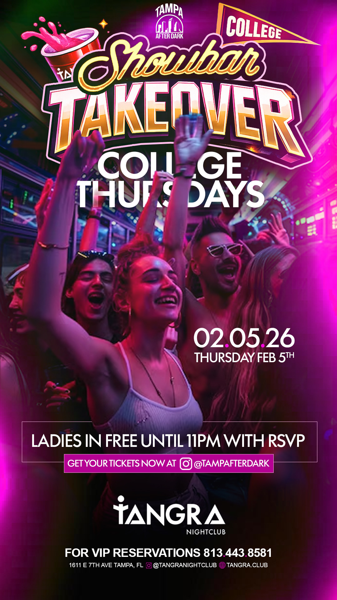 Showbar Takeover: College Thursdays - 2/5/26