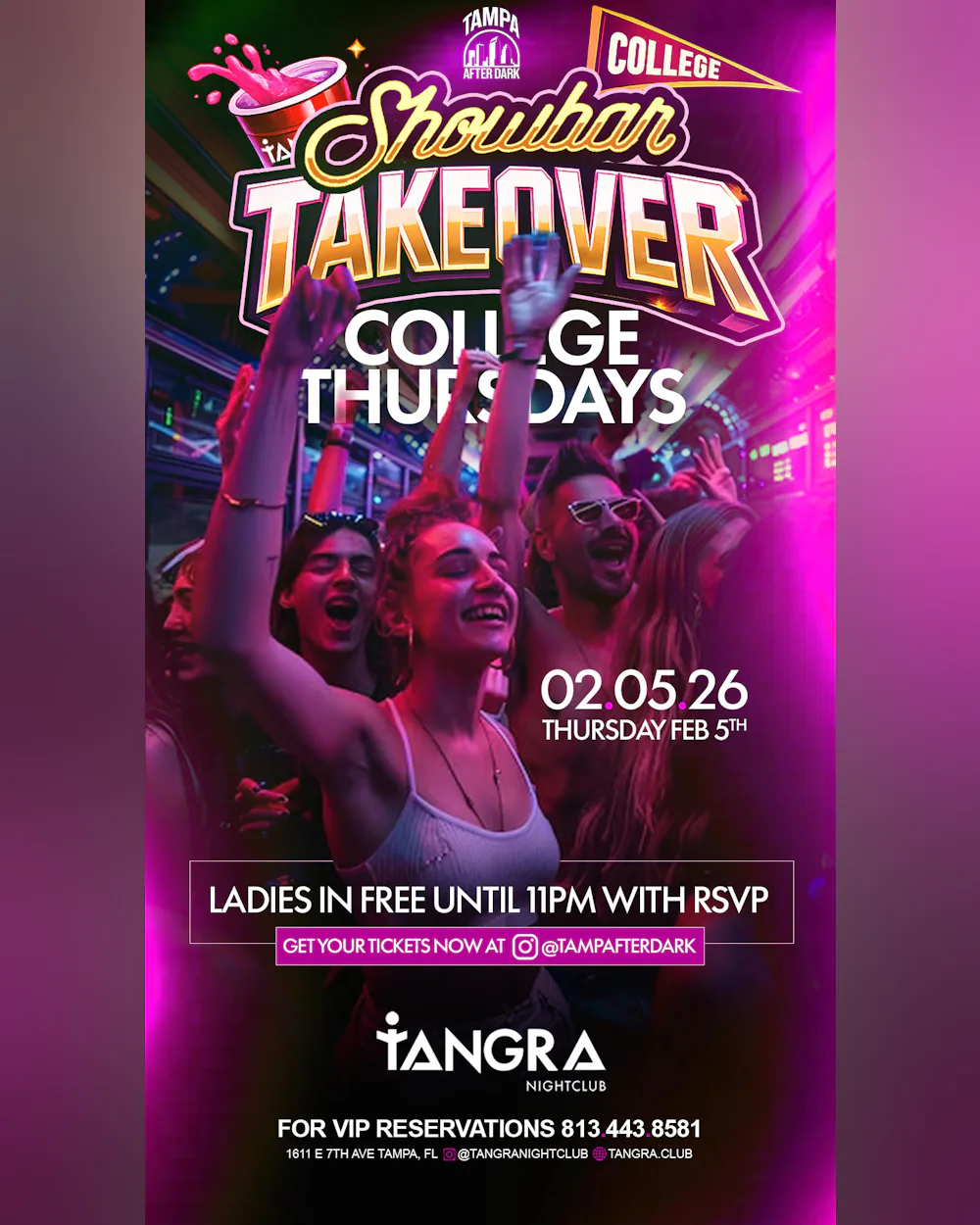 Showbar Takeover: College Thursdays - 2/5/26