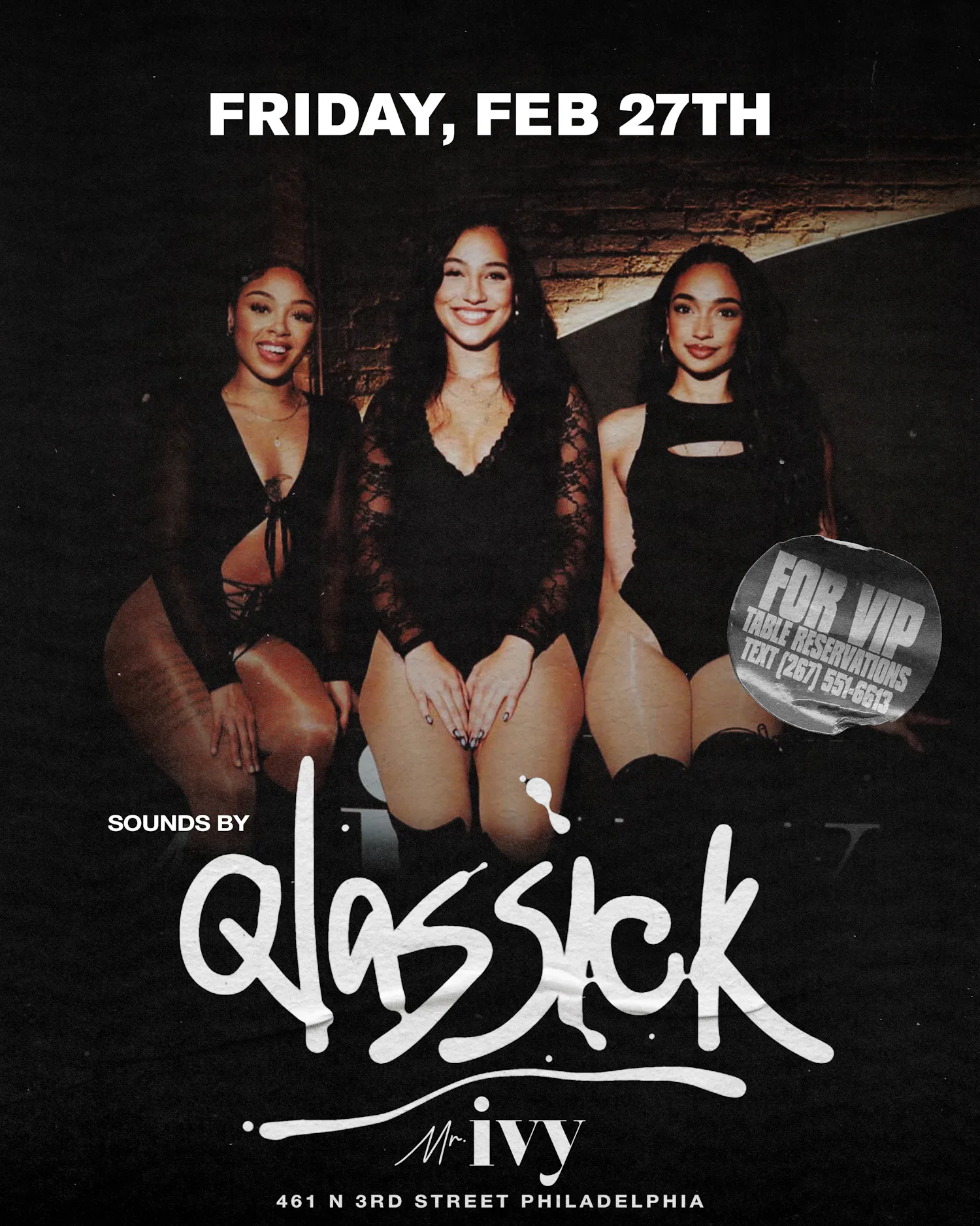 DJ QLASSICK x Mr. Ivy Friday Night