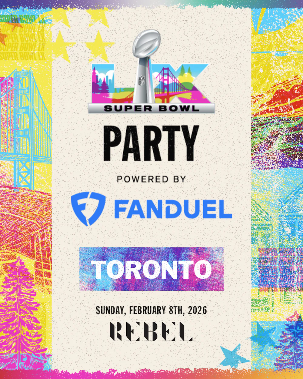 Official Super Bowl LX Party Powered by FanDuel