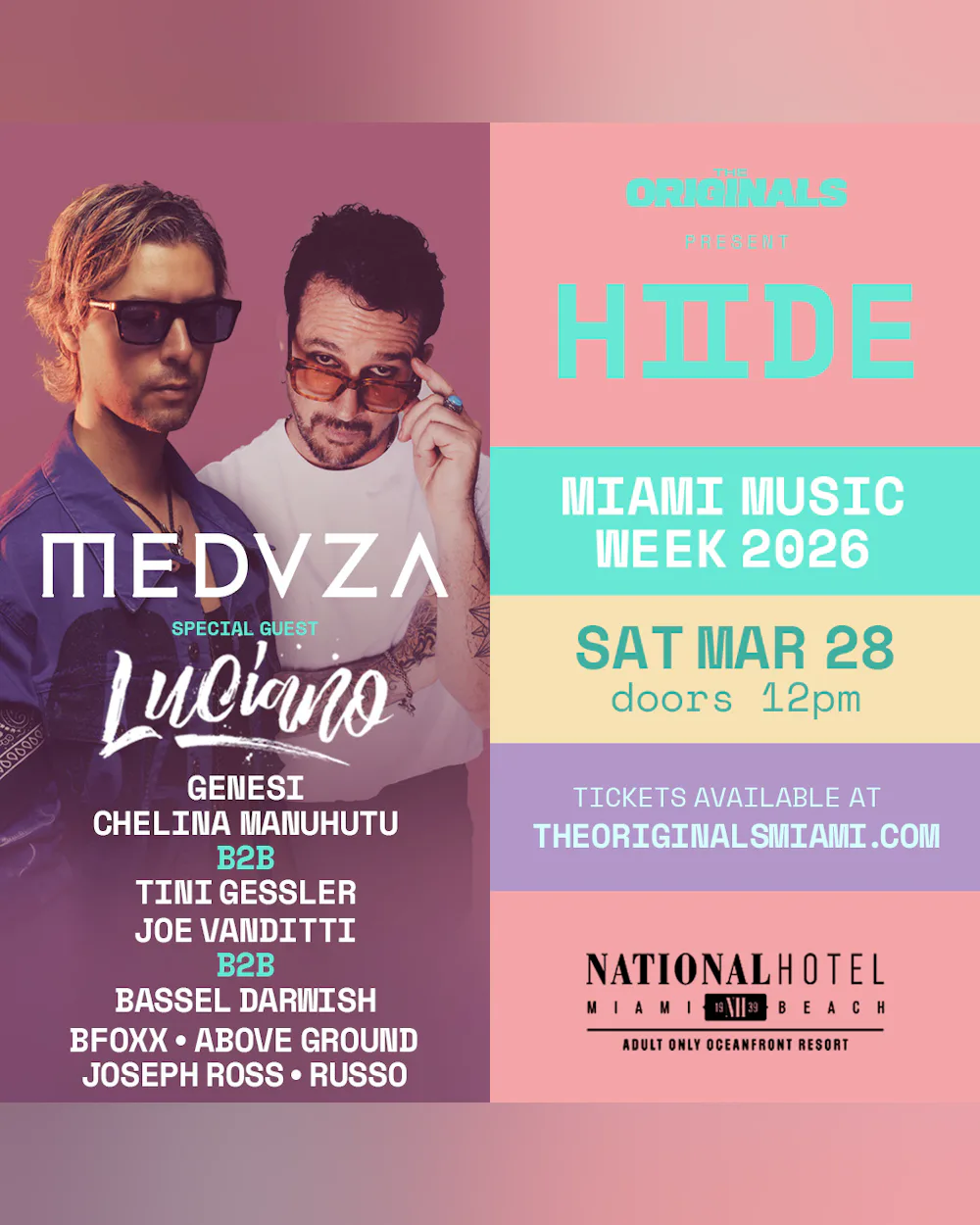 MEDUZA + Friends | Miami Music Week 2026