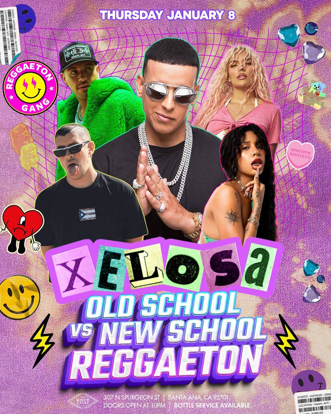 XELOSA OLD SCHOOL VS NEW SCHOOL REGGAETON PARTY @ YOSTTHEATER