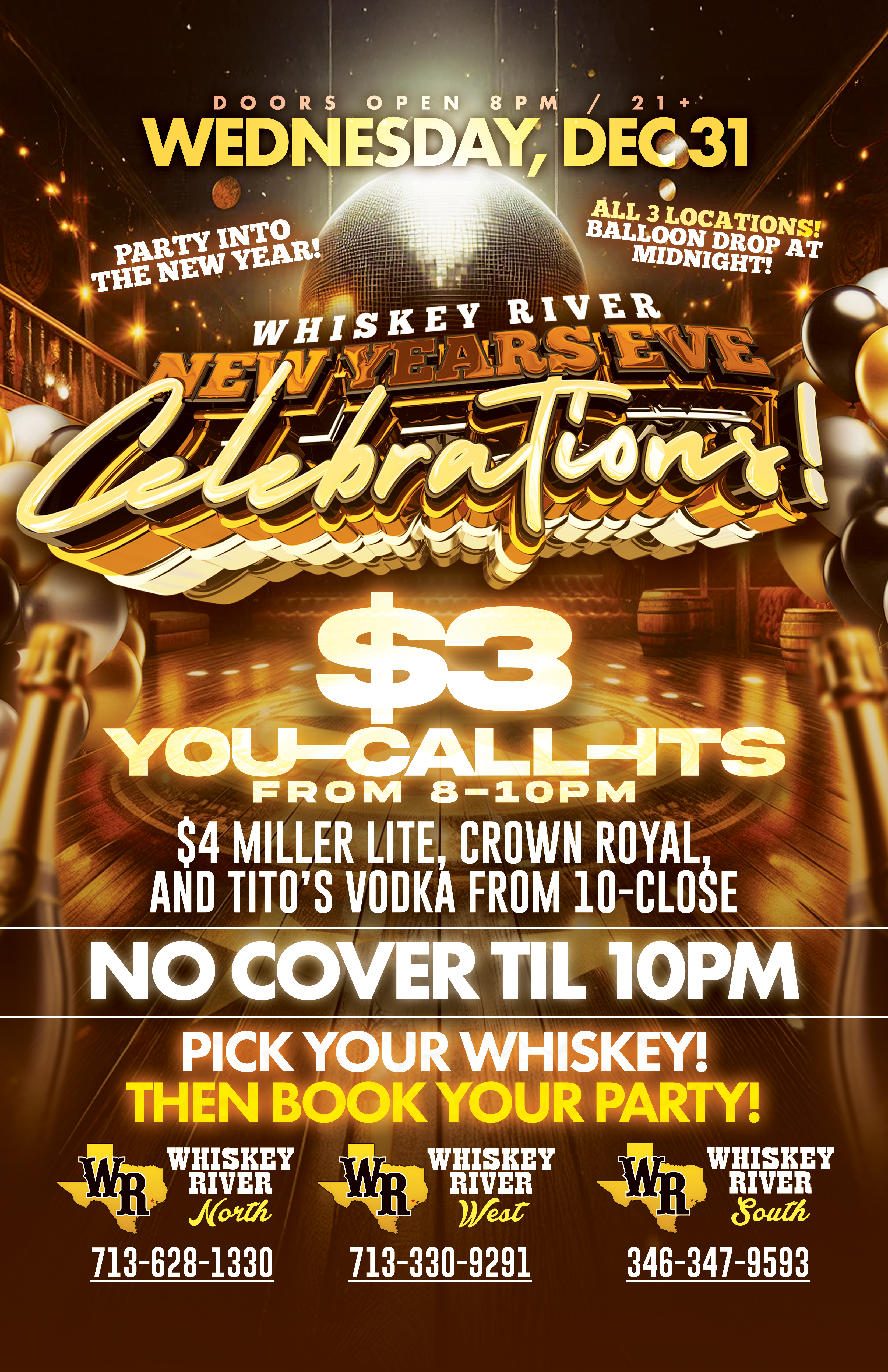 Wednesday - New Year's Eve Celebration