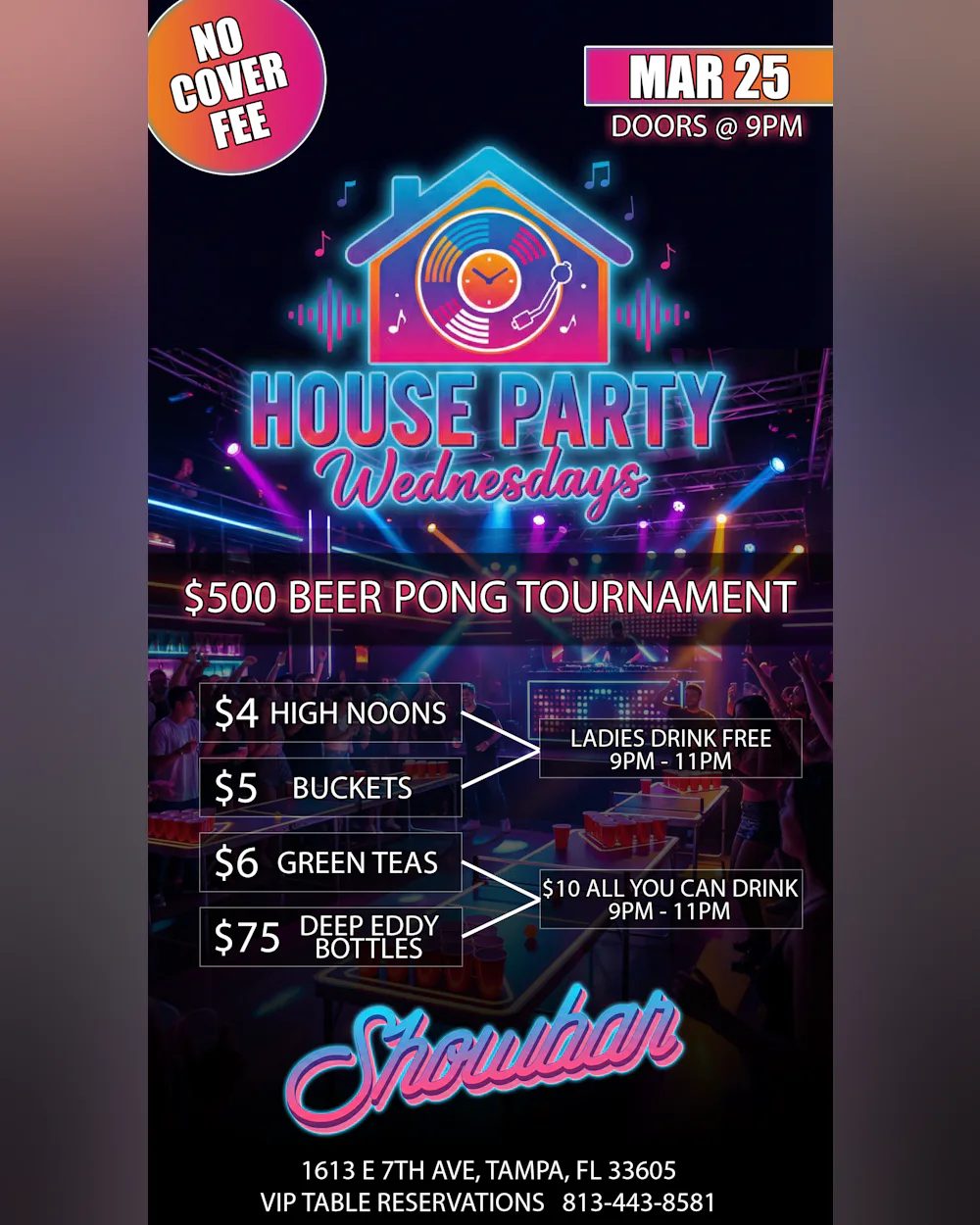 House Party Wednesdays: $500 Beer Pong Tournament - 3/25/26