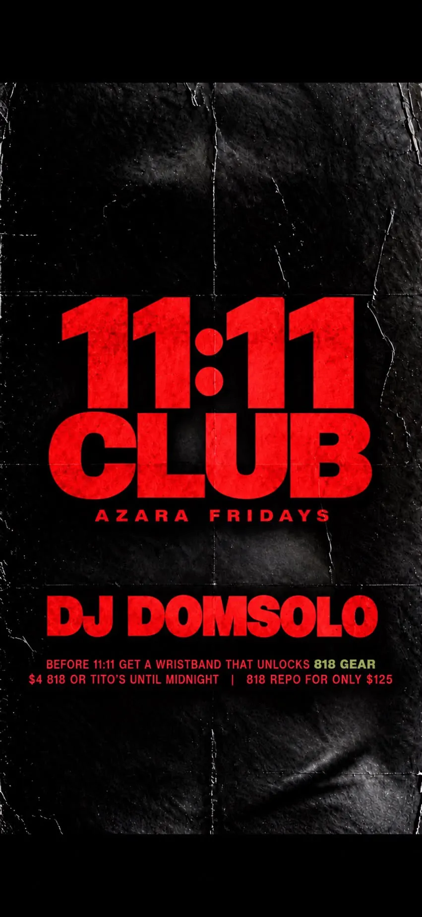 AZARA FRIDAY NIGHT  11:11 