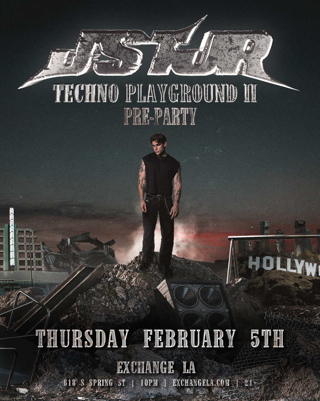 JSTJR [Techno Playground Pre-Party]