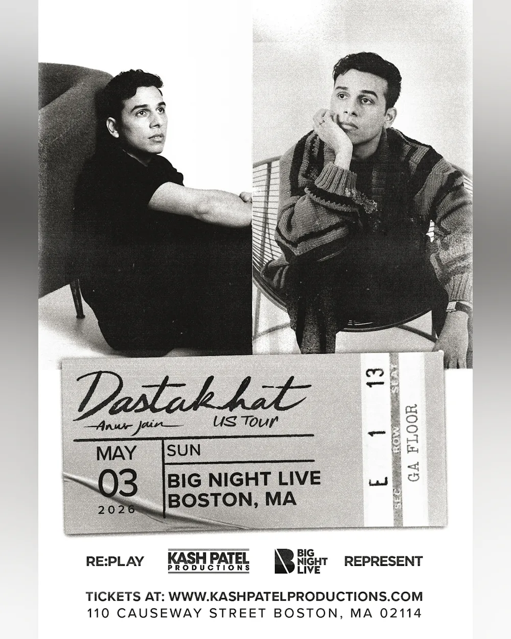 Anuv Jain at Big Night Live