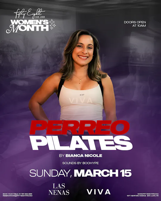 SUNDAY 3/15 | PERREO PILATES WITH BIANCA NICOLE | SOUNDS BY BOOHYPE
