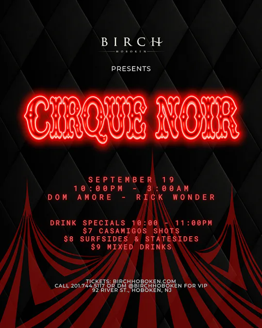 9.19 CIRQUE NOIR WITH DOM AMORE AND RICK WONDER
