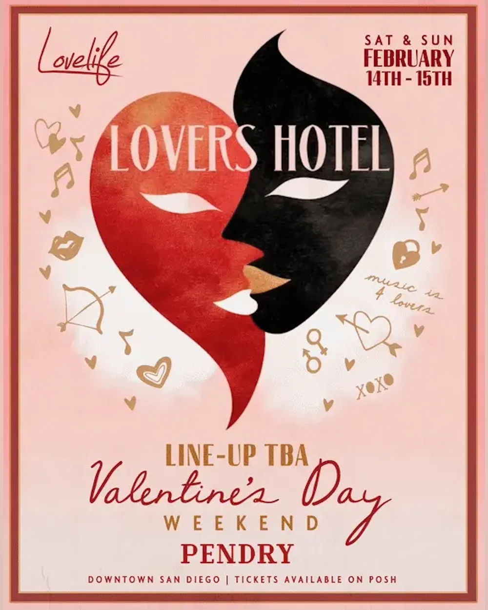 Lovers Hotel - Valentine's Day Weekend - Line-Up TBA