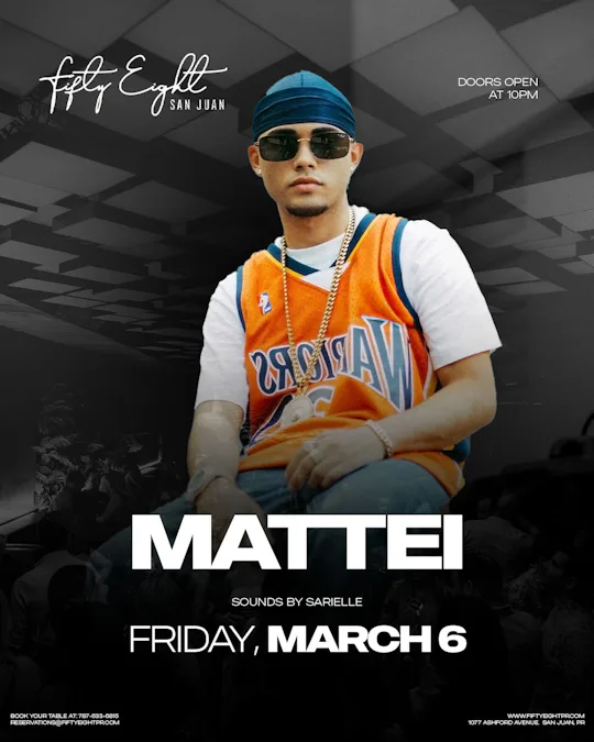 FRIDAY 3/06 | MATTEI | SOUNDS BY SARIELLE
