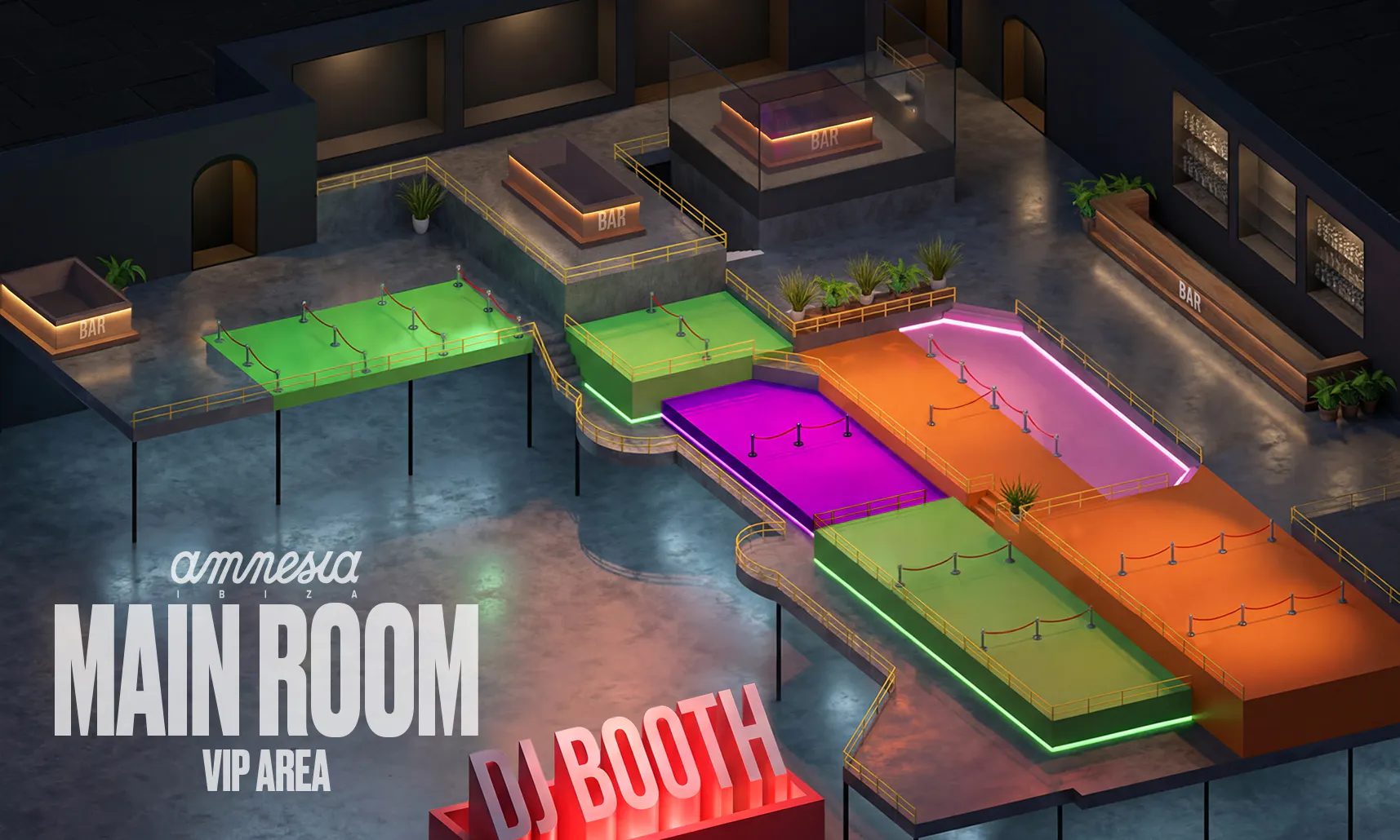Main Room layout