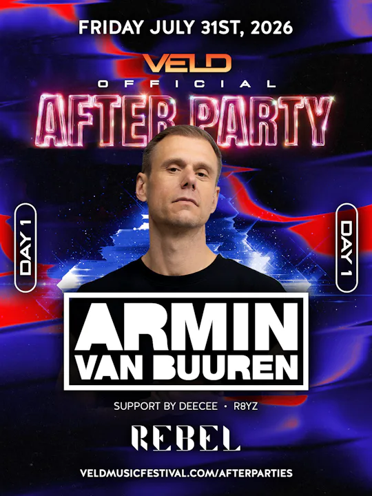 VELD AFTERPARTY - DAY 1: ARMIN VAN BUUREN