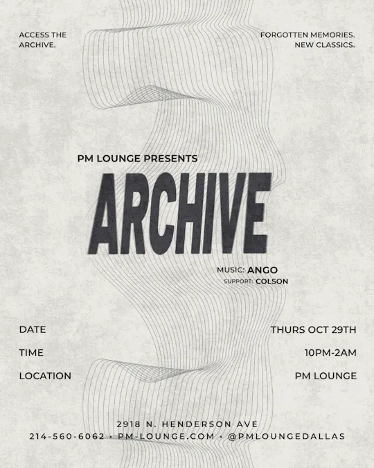 Archive Thursdays