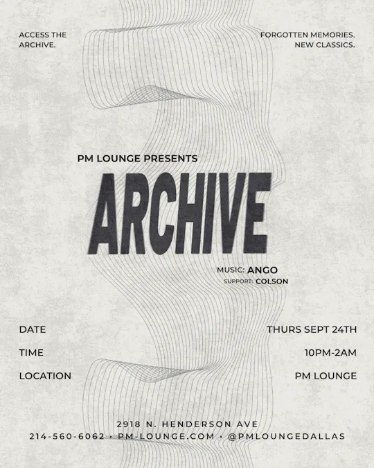 Archive Thursdays