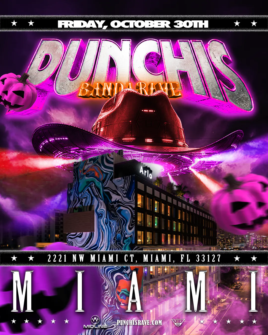 Punchis Punchis : Banda Rave Experience @MIDLINE MIAMI