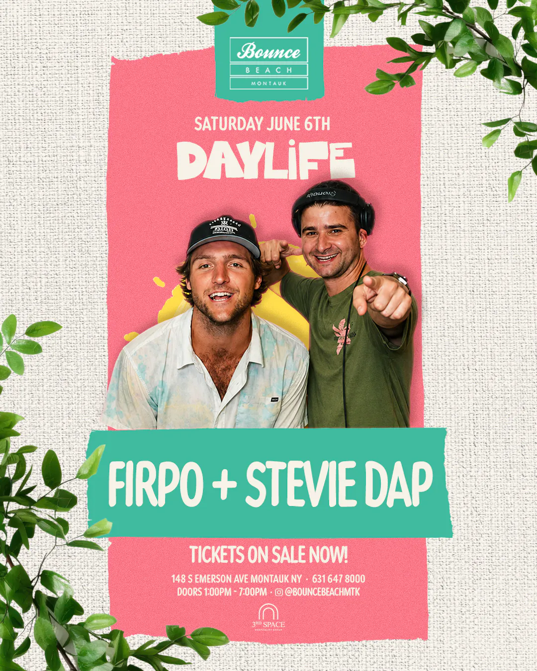 Saturday Daylife feat: Firpo + Stevie Dap