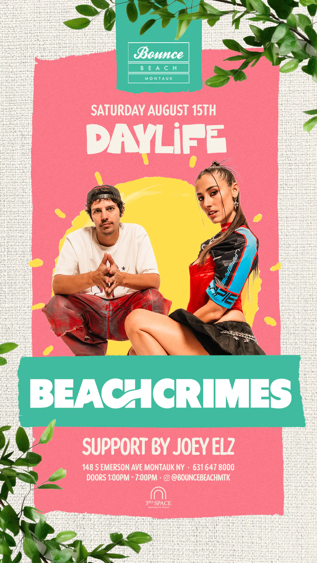 Saturday Daylife w/ Beachcrimes & Joey Els