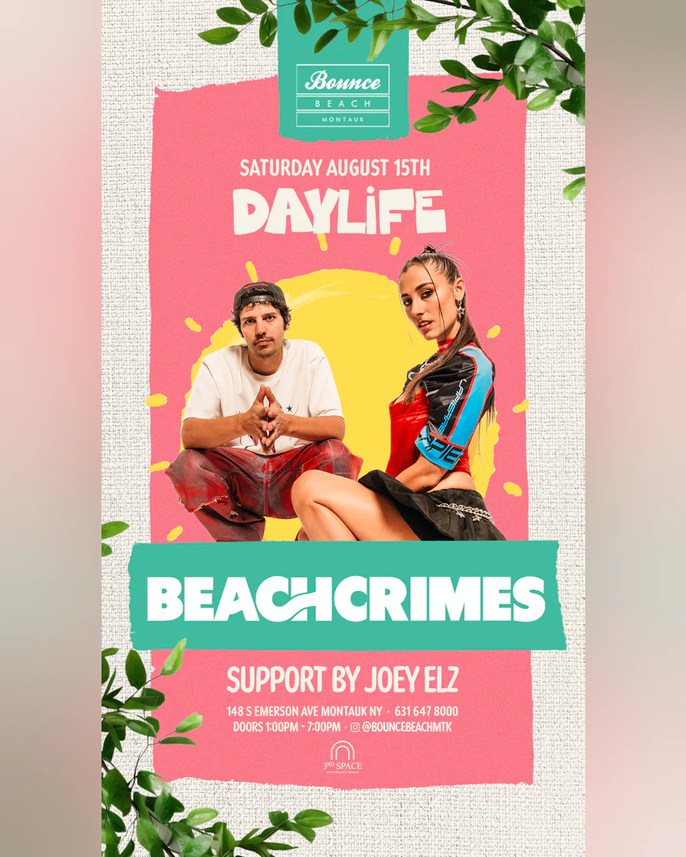 Saturday Daylife w/ Beachcrimes & Joey Els