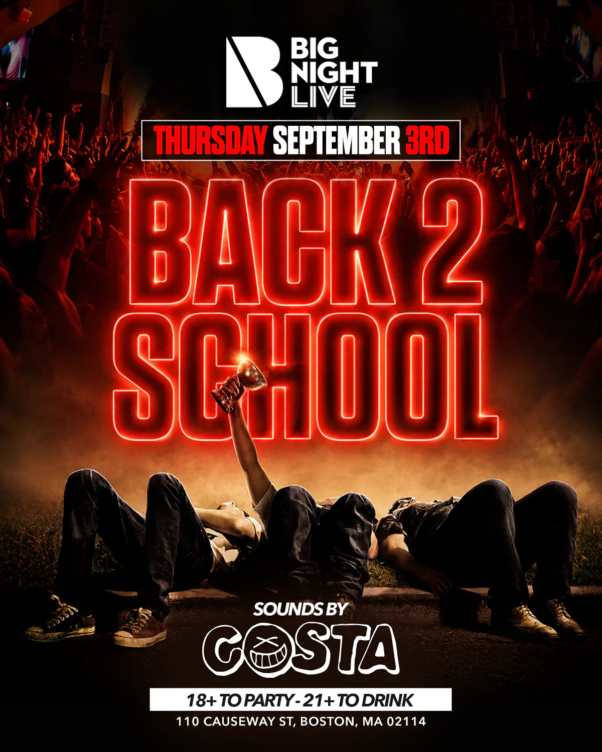 Back 2 School w/ Costa at Big Night Live