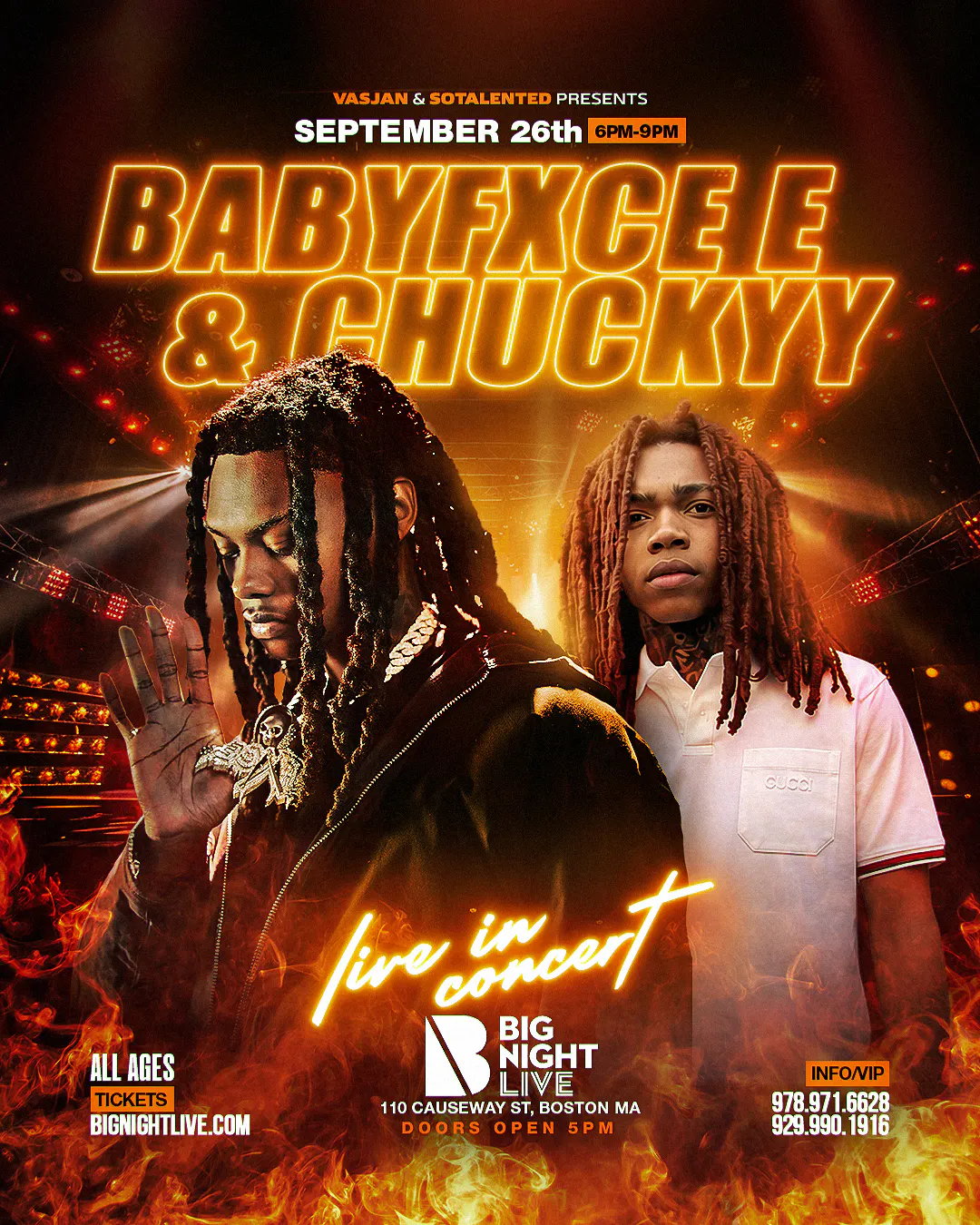 Babyfxce E & Chuckyy at Big Night Live