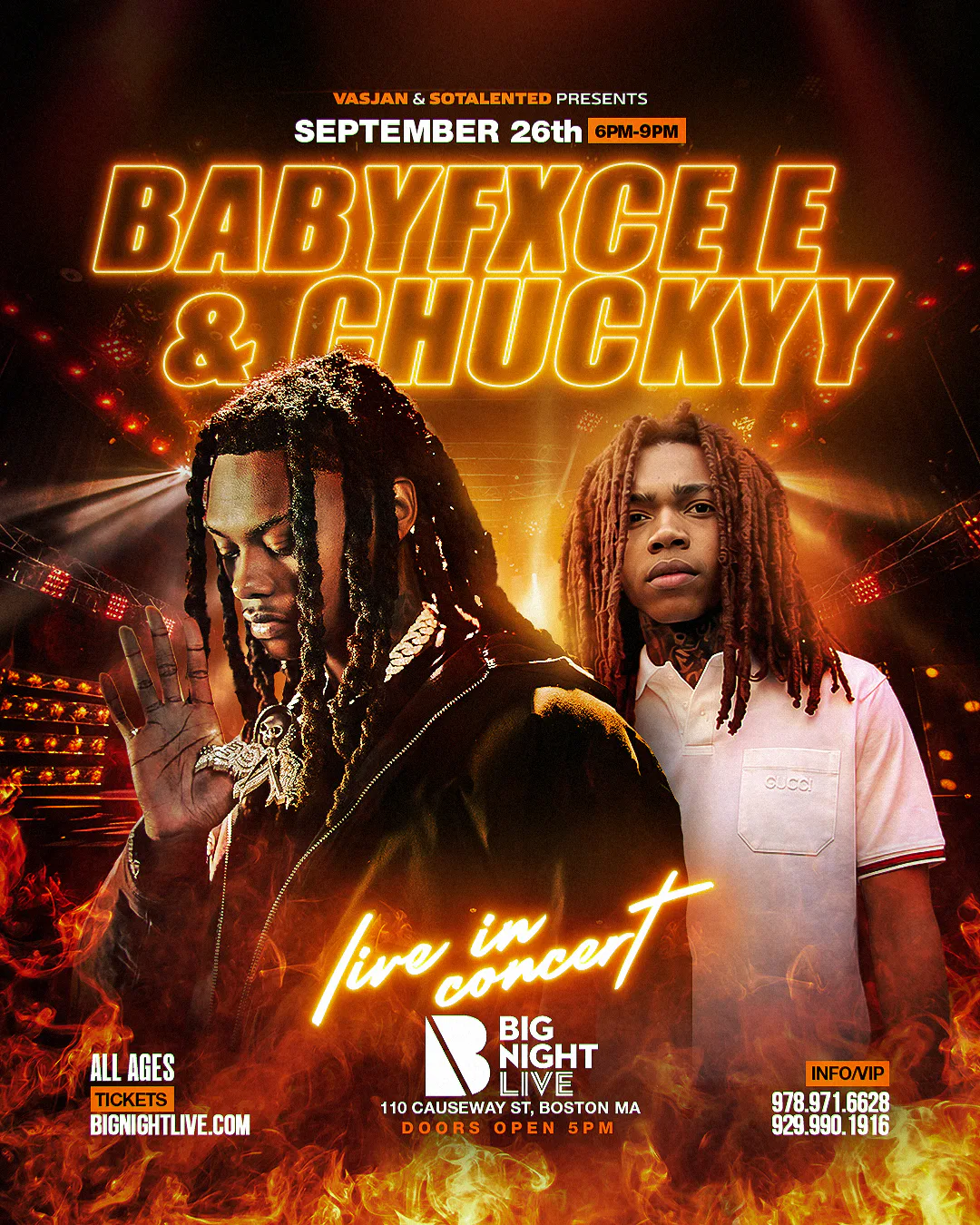 Babyfxce E & Chuckyy at Big Night Live