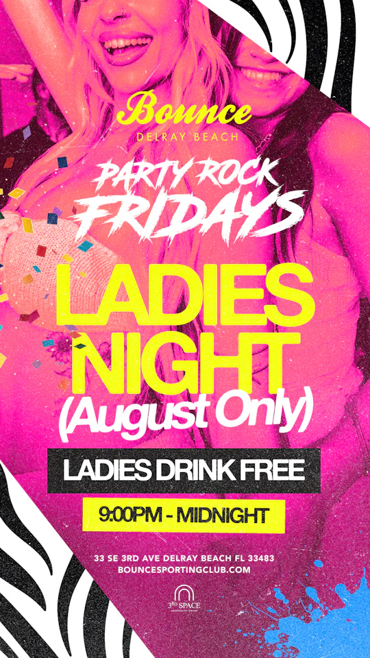 Party Rock Fridays: Ladies Drink For Free
