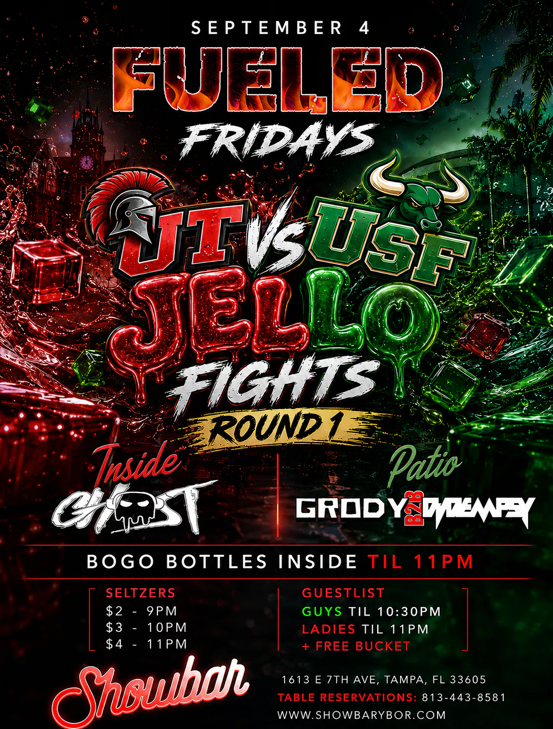 FUELED Fridays: UT vs USF Jello Fights Round 1 - 9/4/26