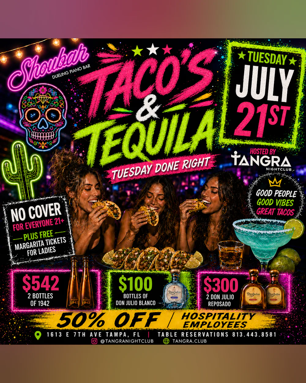 Taco's & Tequila - 7/21/26