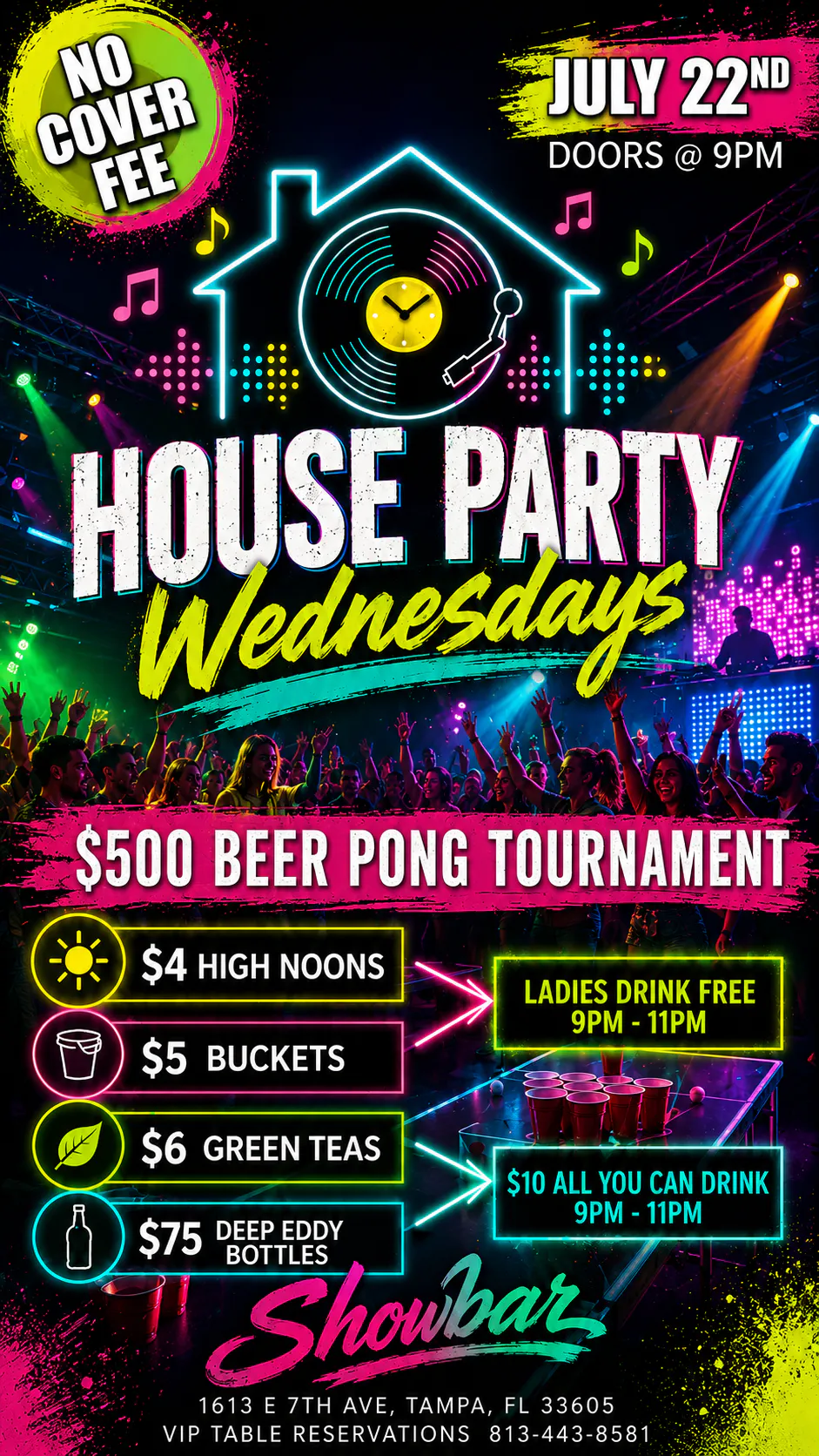 House Party Wednesdays: $500 Beer Pong Tournament - 7/22/26