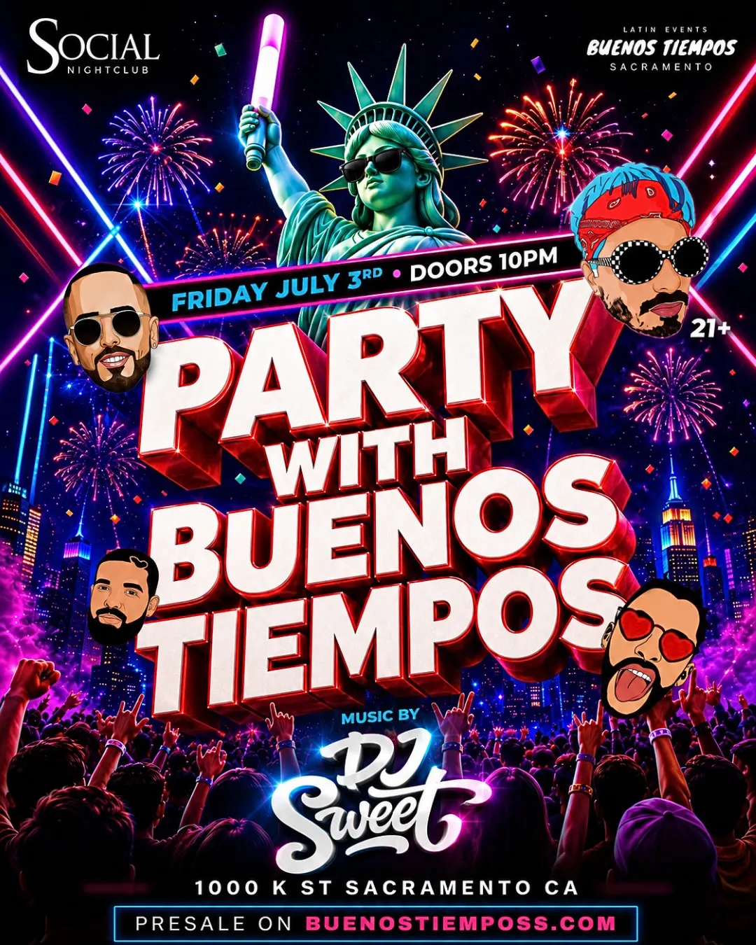 SOCIAL NIGHTCLUB PRESENTS: BUENOS TIEMPOS 