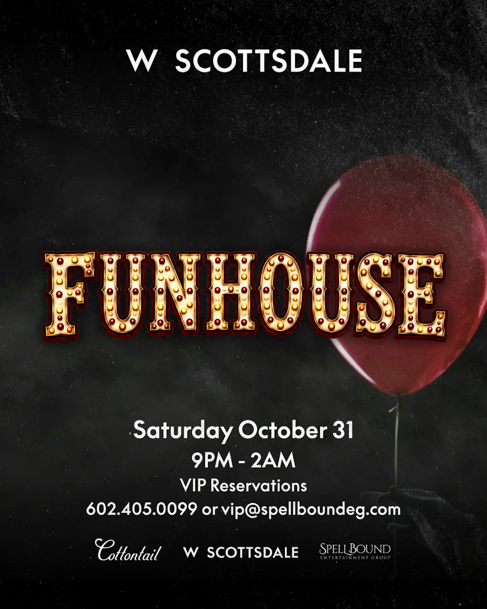 Halloween: FUNHOUSE @ Cottontail Lounge