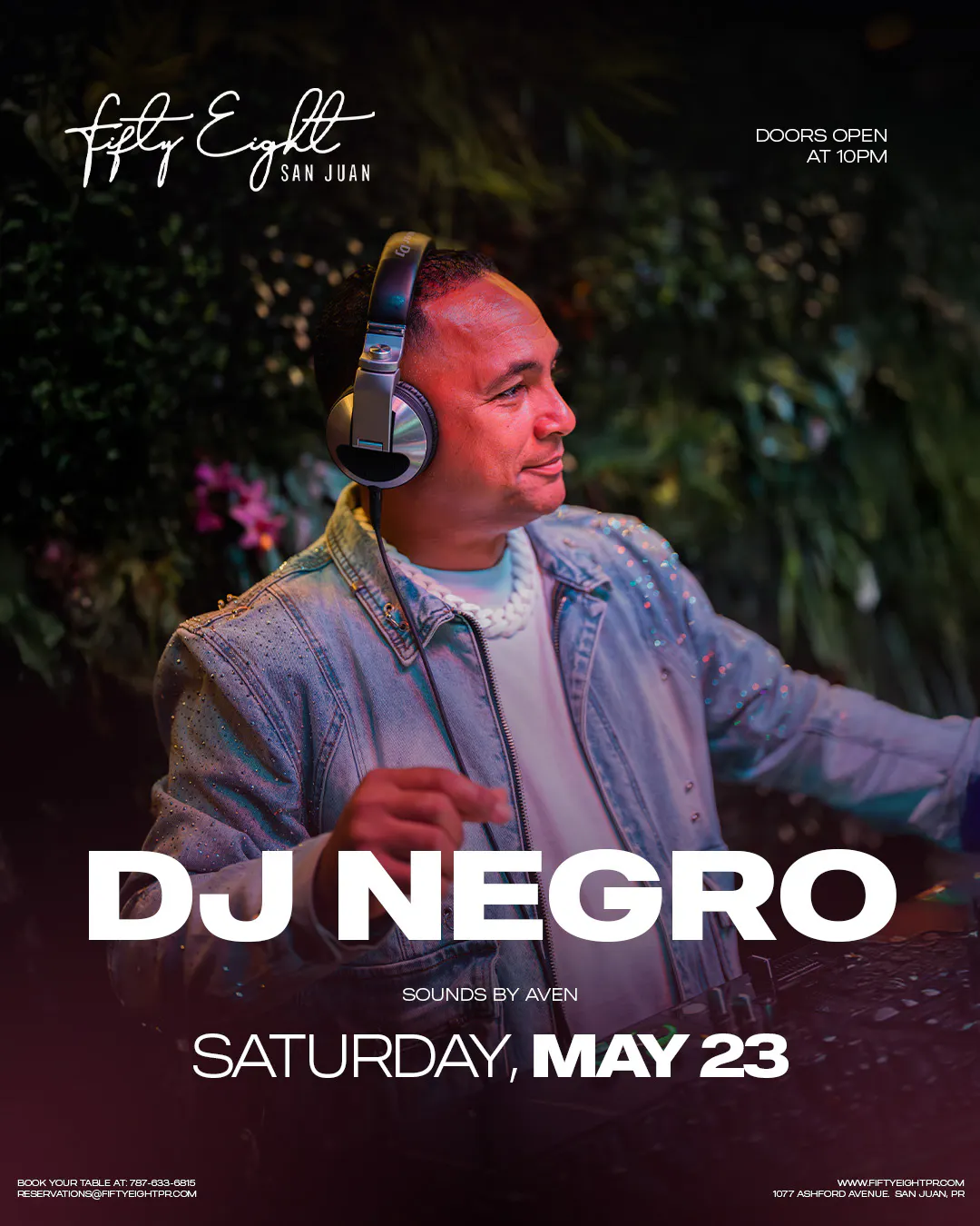 SATURDAY 05/23 | DJ NEGRO | SOUNDS BY AVEN