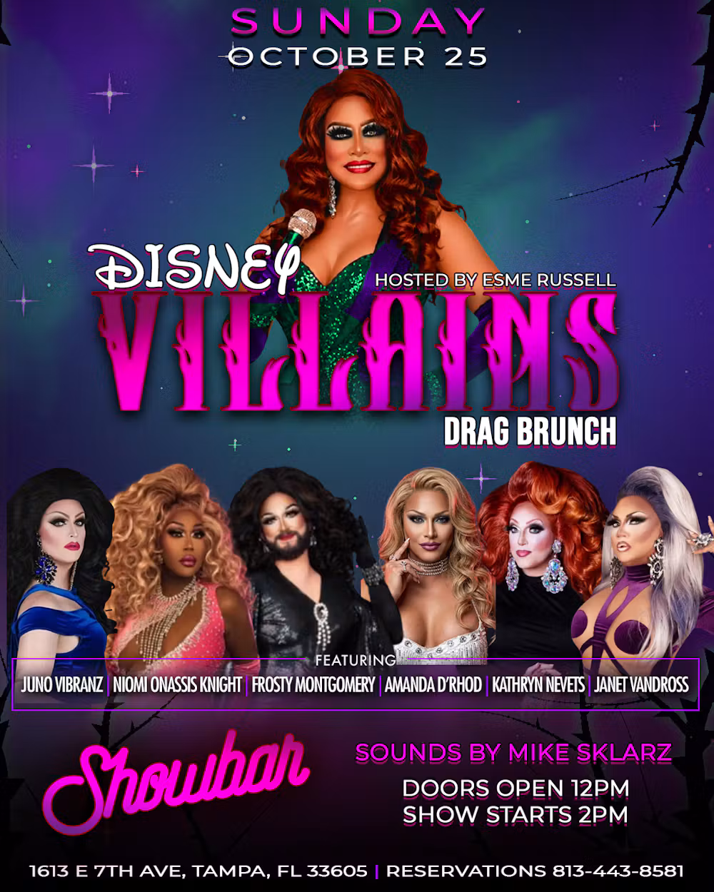 Disney Villains Drag Brunch - 10/25/26