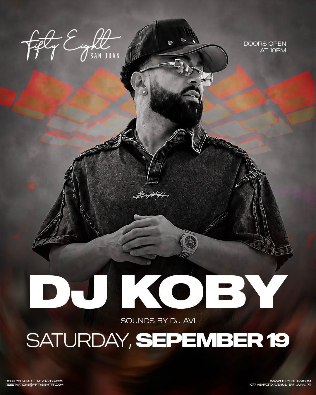 SATURDAY 09/19 | DJ KOBY | SOUNDS BY DJ AVI