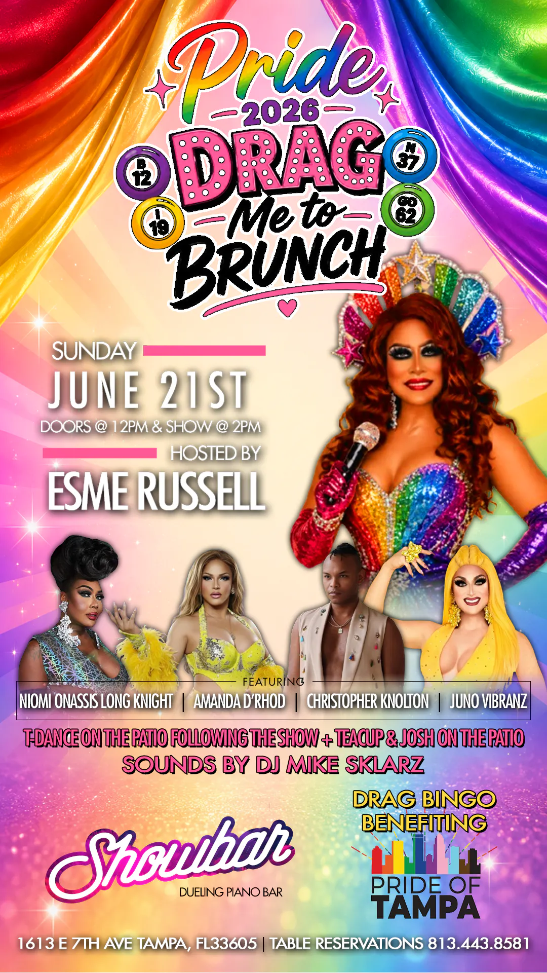 Pride 2026 Drag Me to Brunch + Drag Bingo - 6/21/26