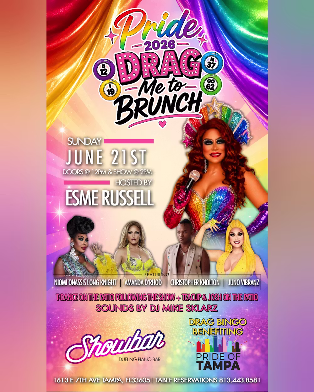 Pride 2026 Drag Me to Brunch + Drag Bingo - 6/21/26