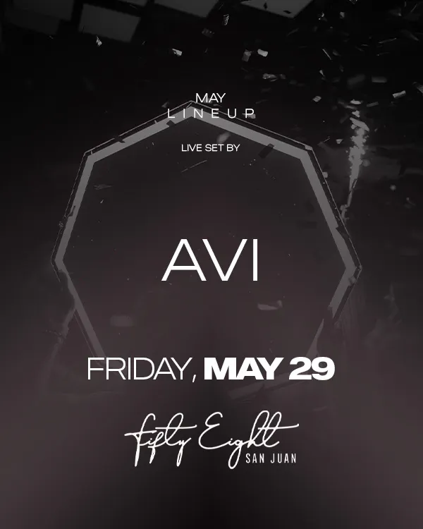 FRIDAY 05/29 | SOUNDS BY AVI