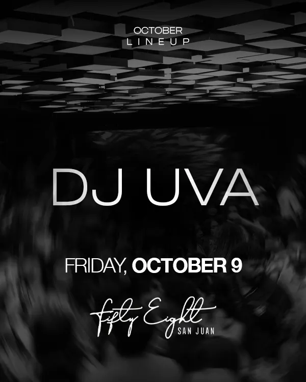 FRIDAY 10/09 | SOUNDS BY DJ UVA