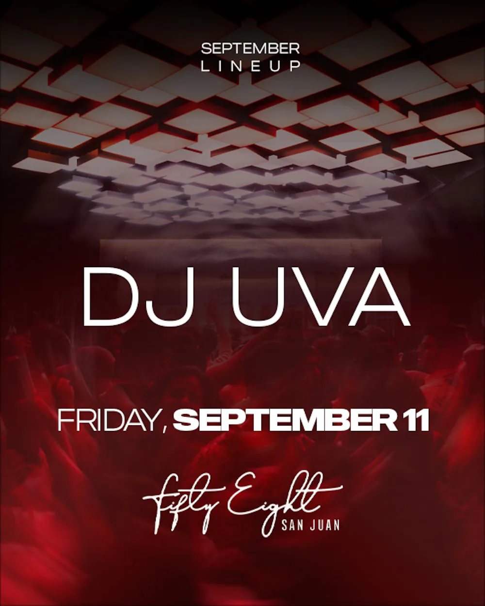 FRIDAY 09/11 | SOUNDS BY DJ UVA