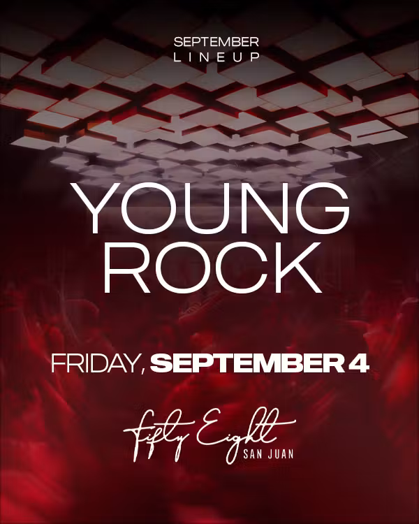 FRIDAY 09/04 | SOUNDS BY YOUNG ROCK