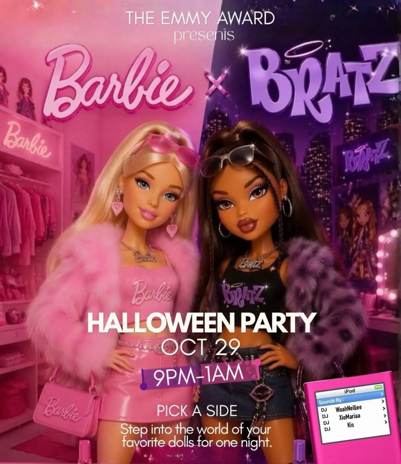 BARBIE vs. BRATZ HALLOWEEN PARTY x Mr. Ivy Thursday Night