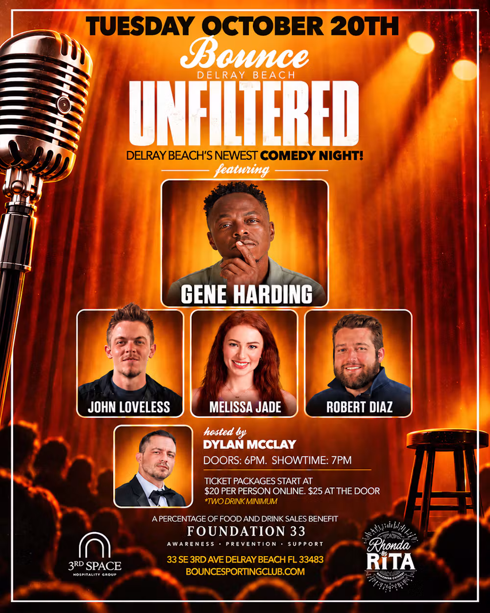 Bounce Unfiltered: Comedy Night