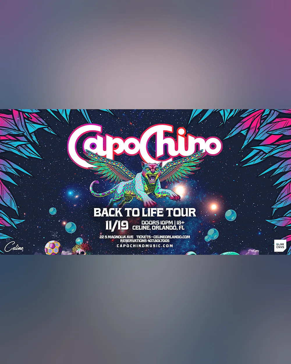 CAPOCHINO - BACK TO LIFE TOUR