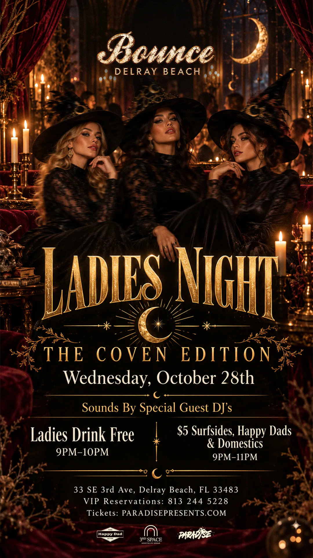 Ladies Night "The Coven" Halloween